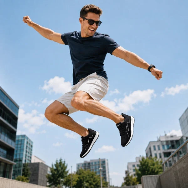 🎁Ultimo giorno per uno sconto del 50%: non perdete l'occasione!⏰Realizzate in pelle di vitello australiana🐂Supporto per il piede: allevia il dolore ai piedi✅Impermeabili e antiscivolo, comode per camminare.