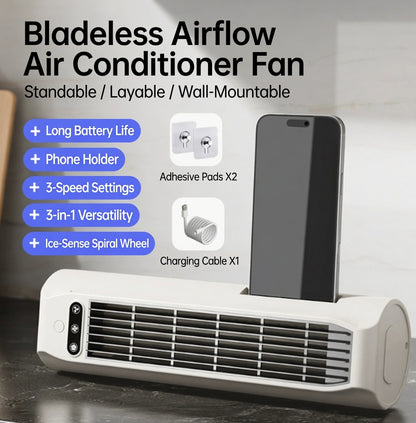 🌬️ A hagyományos ventilátorok zajosak és nehezen tisztíthatók? – Ez a lapát nélküli modell csendes és könnyen karbantartható!