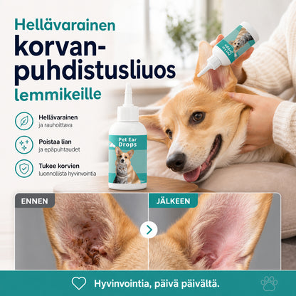 Kíméletes fültisztító oldat háziállatoknak | VELMOR
