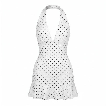 👗 Szeretnéd, hogy a nyári estéken mindenki téged nézzen? – Ez a pöttyös V-nyakú ruha segíthet!