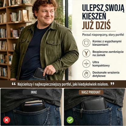 💳 A régi pénztárcád túl nagy, a kártyák mindig szétszóródnak? – Többfunkciós férfi kártyatartó!