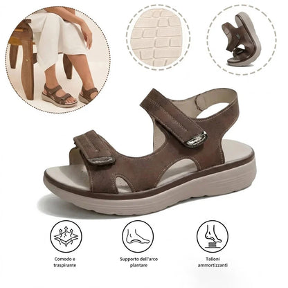 ⏰ Ultimo giorno! Sconto del 50%! Non perderti i sandali ortopedici dal design ergonomico! ✅ Efficace assorbimento degli urti ✅ Comfort e supporto per i tuoi piedi, creati appositamente per le donne.