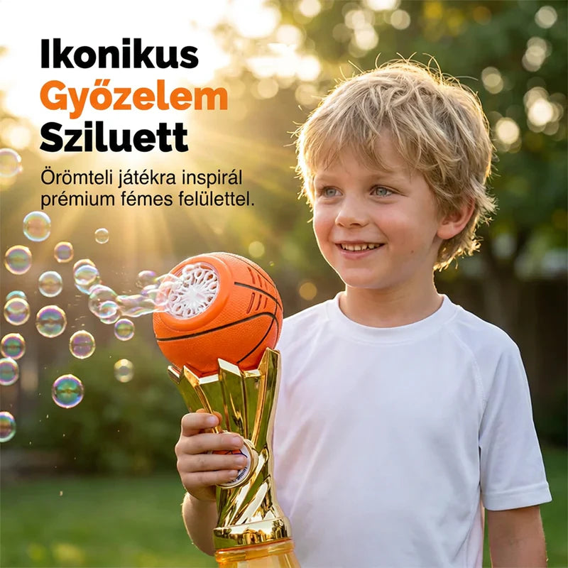 🎵 A gyerekek imádják a buborékokat, de a fújkálás hamar elfárasztja őket? – Ez a motoros buborékfúvó segíthet