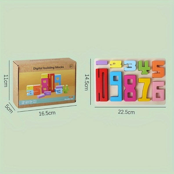 Fa számos kocka Montessori, 20 db | MOLNEX