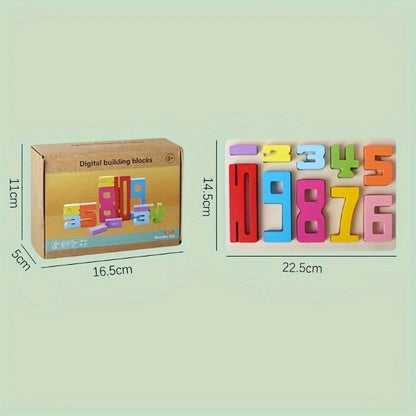 Fa számos kocka Montessori, 20 db | MOLNEX