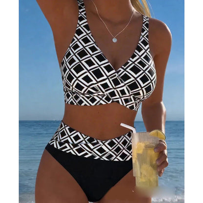 🩱 A hasadat takargatnád, de a sima bikini nem ad elég fedést? – Magas derekú kétrészes bikini!
