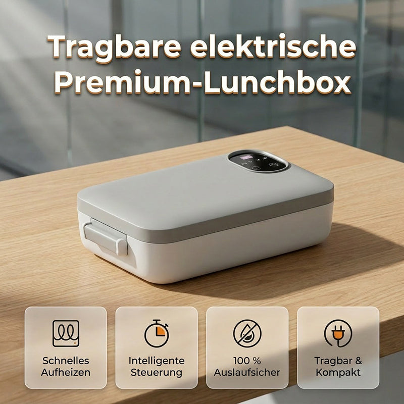 🍱A hideg étel kényelmetlen az utazások vagy a munka során? – Ez az ételhordó elektromosan felmelegíti az ételt!