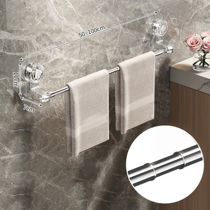 🚿 Nem akarsz fúrni a csempébe? – Állítható törülközőtartó tapadókoronggal, fúrás nélkül