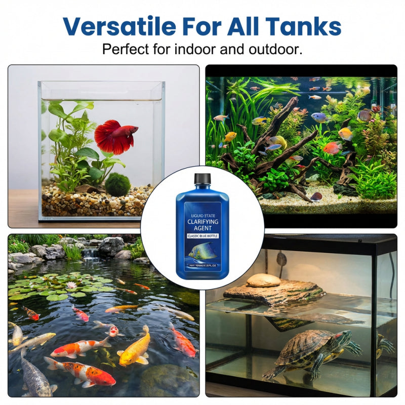 🐠 Homályos, zöldes az akvárium vize? – Gyorsan ható víztisztító, ami percek alatt tisztít!
