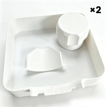 🧼 A mosószeradagoló tálca nehezen tisztítható és eldugul? – Ez a kivevőtálca könnyen kivehető és egyszerűen ápolható.