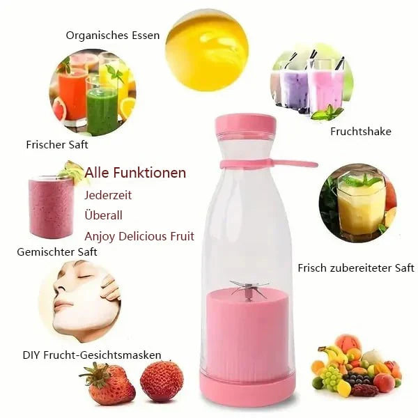 🍎 Hordozható gyümölcscentrifuga – Friss gyümölcslé bármikor, bárhol!