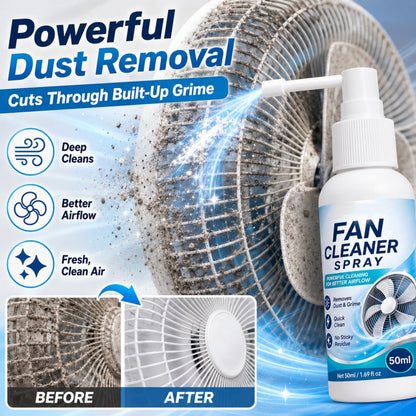 💨  A ventilátor lapátjain felgyülemlett por csökkenti a hatékonyságot? – Ez a spray gyorsan és egyszerűen tisztít