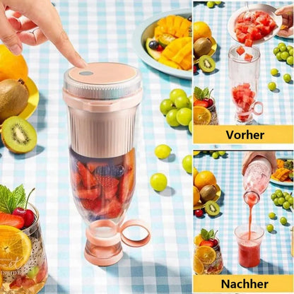 🍎 Hordozható gyümölcscentrifuga – Friss gyümölcslé bármikor, bárhol!