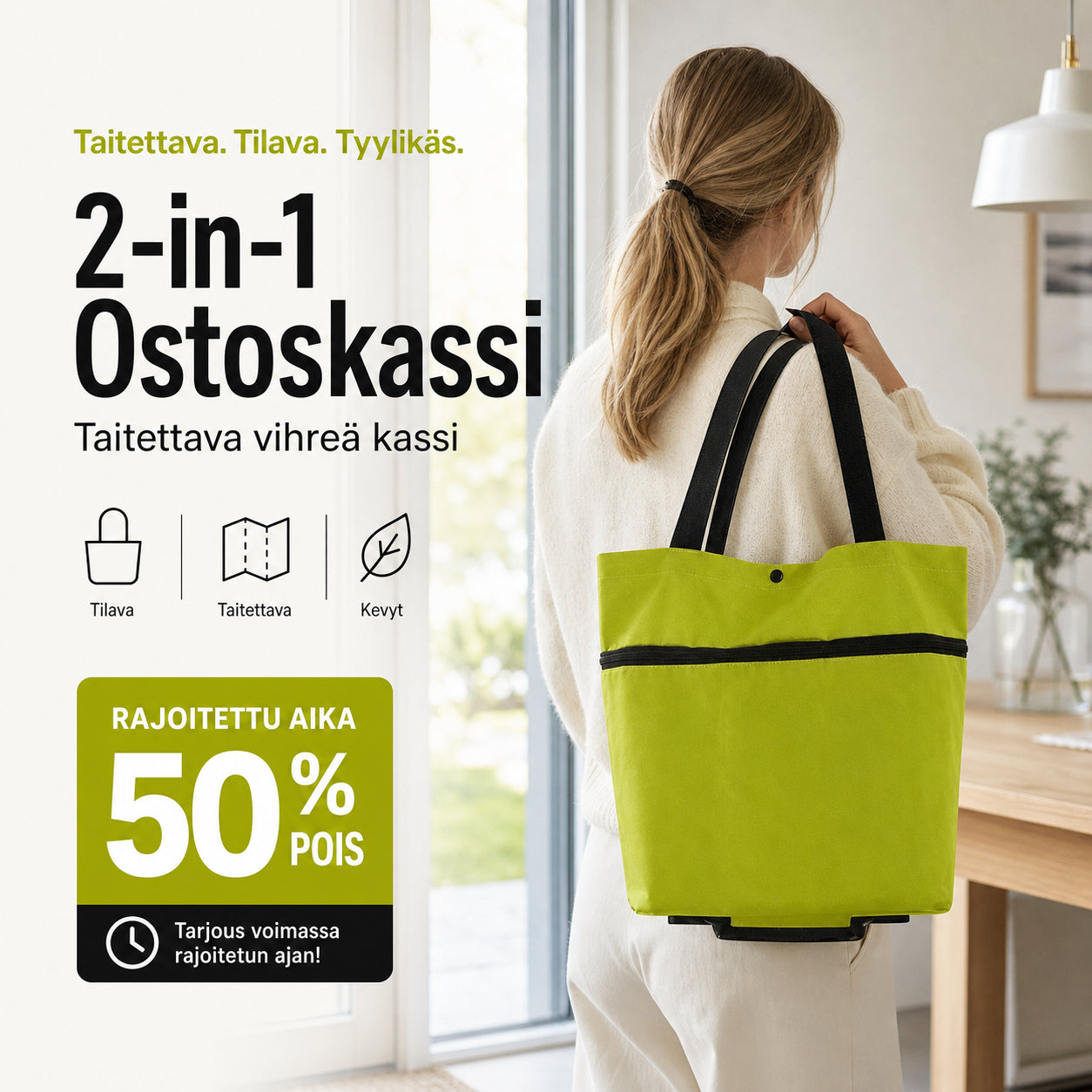 Összecsukható bevásárlószatyor | FOLDBAG
