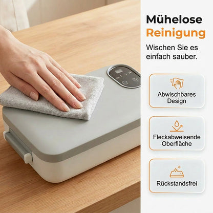 🍱A hideg étel kényelmetlen az utazások vagy a munka során? – Ez az ételhordó elektromosan felmelegíti az ételt!