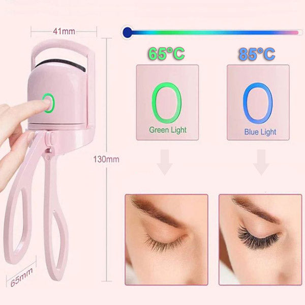 USB-tölthető melegítős szempillagöndörítő | LASHWARM