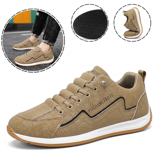 🎁Ultimo giorno per uno sconto del 40%: non perdete l'occasione!⏰Realizzate in pelle di vitello australiana🐂Supporto per il piede: allevia il dolore ai piedi✅Impermeabili e antiscivolo, comode per camminare.