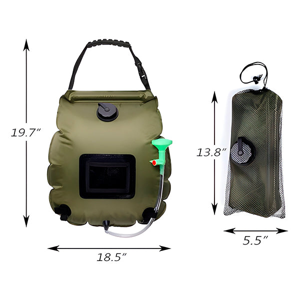 Napelemes kempingzuhany 20L | BEXLAN