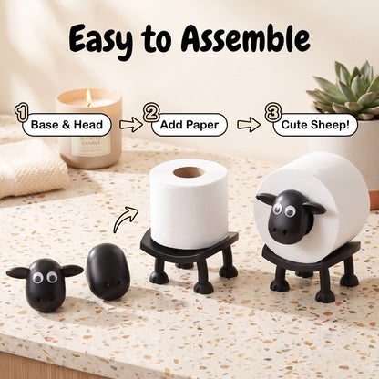 🐑 Juh alakú WC-papír-tartó – Vidám és praktikus kiegészítő a fürdőszobába