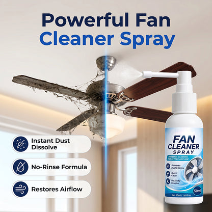 💨  A ventilátor lapátjain felgyülemlett por csökkenti a hatékonyságot? – Ez a spray gyorsan és egyszerűen tisztít