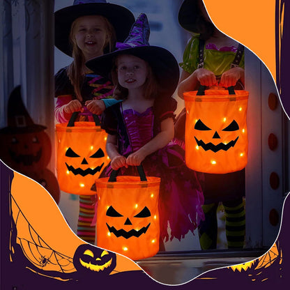 🎉 Unod a hagyományos Halloween-i dekorációkat? – Ez a világító tökös táska egyedi és figyelemfelkeltő