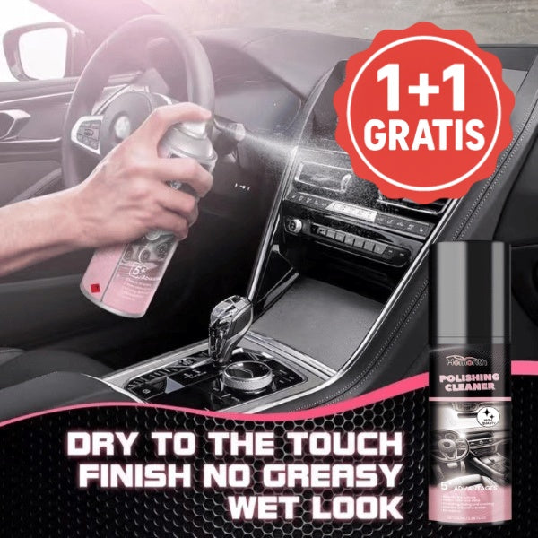 🚗A műszerfal és a műanyag alkatrészek fakók és karcoltak? – Ez a spray políroz és védelmet nyújt