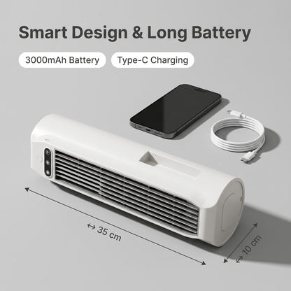🌬️ A hagyományos ventilátorok zajosak és nehezen tisztíthatók? – Ez a lapát nélküli modell csendes és könnyen karbantartható!