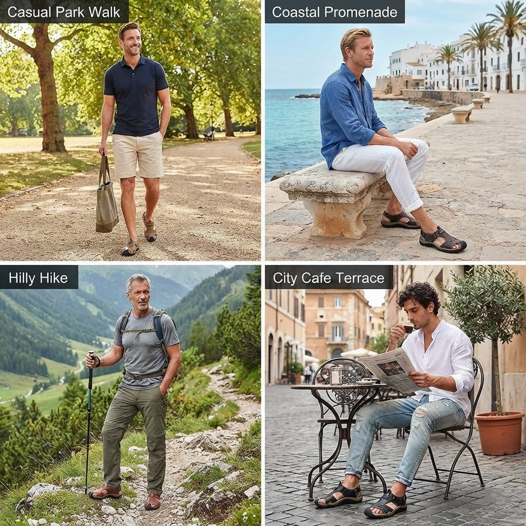 ⏰Ultimo giorno, sconto del 50%! Non perdete l'occasione: sandali ortopedici dal design ergonomico ✅️Ammortizzazione ✅️Calzature ortopediche salutari, progettate specificamente per gli uomini europei.