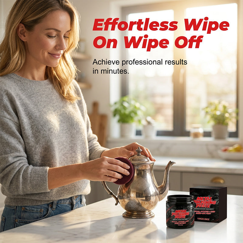 🧴 A króm, rozsdamentes acél felületek idővel megkopnak, foltosak lesznek? – Ez a fémpolírozó paszta segíthet