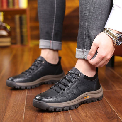 (🎁Offerta a tempo limitato: 50% di sconto, solo per oggi) Scarpe in pelle di vitello italiana cucite a mano 🐂 Morbide e comode, impermeabili e antiscivolo ✅ Supporto per l'arco plantare: camminata confortevole
