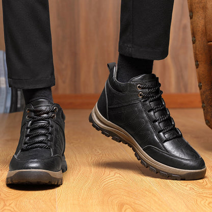 Scarpe da uomo🎁Ultimo giorno per approfittare dello sconto del 40%, non perdertelo! ⏰Realizzate in pelle di vitello australiana🐂Supporto per il piede - allevia il dolore ai piedi✅Impermeabili e antiscivolo, comode da indossare✅Eleganti e versatili.