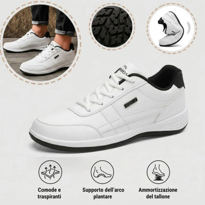 🎁Ultimo giorno per approfittare dello sconto del 50%, non perdertelo! ⏰Realizzate in pelle di vitello australiana🐂Supporto per il piede - allevia il dolore ai piedi✅Impermeabili e antiscivolo, comode da indossare✅Eleganti e versatili.