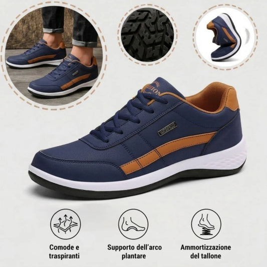 🎁Ultimo giorno per approfittare dello sconto del 50%, non perdertelo! ⏰Realizzate in pelle di vitello australiana🐂Supporto per il piede - allevia il dolore ai piedi✅Impermeabili e antiscivolo, comode da indossare✅Eleganti e versatili.