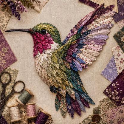 3D-s patchwork madár DIY készlet | BLEMOR