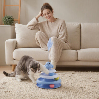 Guruló labdás macska-mászótorony | EAVEX