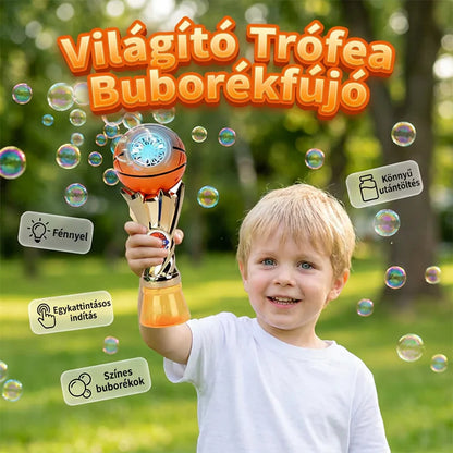 🎵 A gyerekek imádják a buborékokat, de a fújkálás hamar elfárasztja őket? – Ez a motoros buborékfúvó segíthet