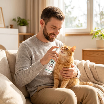 🦷 A kutyád vagy macskád lehelete kellemetlen, a fogkefe használata meg harc? – Ez a spray segíthet
