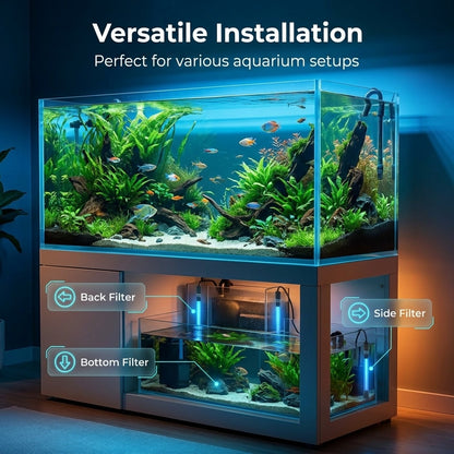 🐠 Az akvárium vize gyakran zavaros vagy algásodik? – Ez az UV-sterilizáló időzítővel segít tisztán tartani