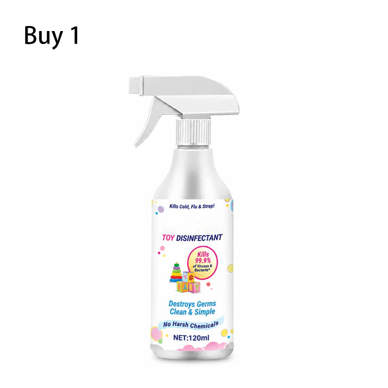 🧸 A kedvenc játékaid koszosak és nehezen tisztíthatók? – Ez a spray szivaccsal egyszerű megoldást kínál!