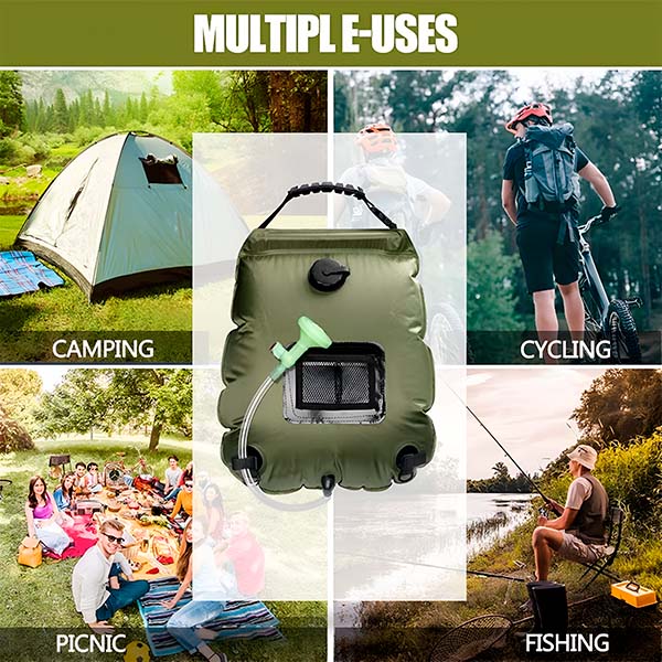 Napelemes kempingzuhany 20L | BEXLAN