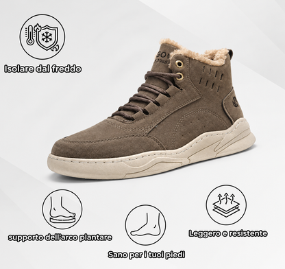 🎁Ultimo giorno per approfittare dello sconto del 50%, non perdertelo! ⏰Realizzate in pelle di vitello australiana🐂Supporto per il piede - allevia il dolore ai piedi✅Impermeabili e antiscivolo, comode da indossare✅Eleganti e versatili.