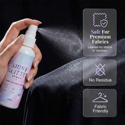 🎉 A hagyományos csillámporok maszatolódnak és nehezen távolíthatók el? – Ez a spray egyenletesen fed és könnyen lemosható!