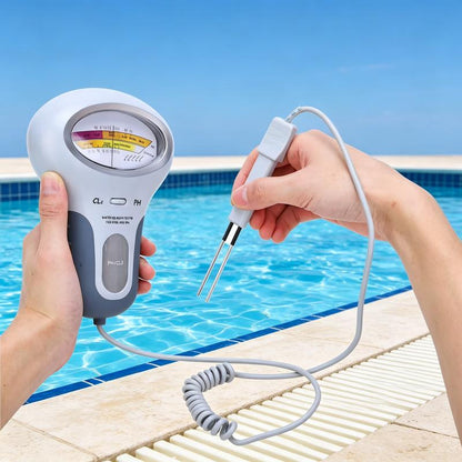 🏊 A medence vízének egyensúlya nehezen fenntartható? – Ez a mérő pontos pH- és klóradatokat biztosít, hogy a víz mindig tiszta és biztonságos legyen