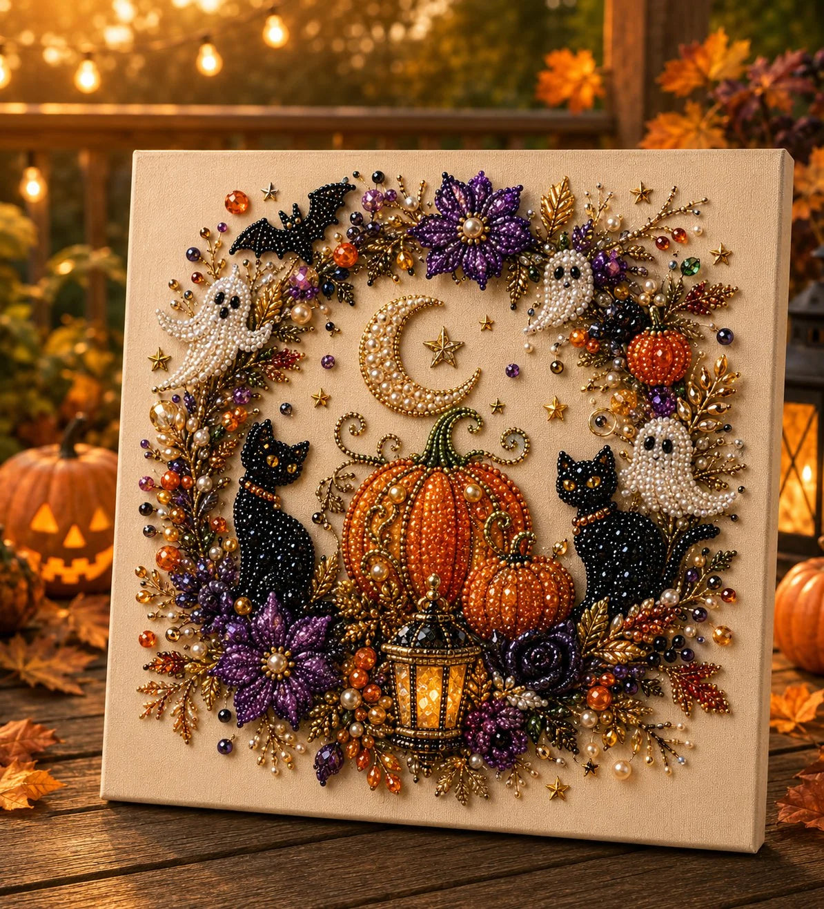Halloween gyöngyös kézműves készlet | HALLW