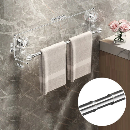🚿 Nem akarsz fúrni a csempébe? – Állítható törülközőtartó tapadókoronggal, fúrás nélkül
