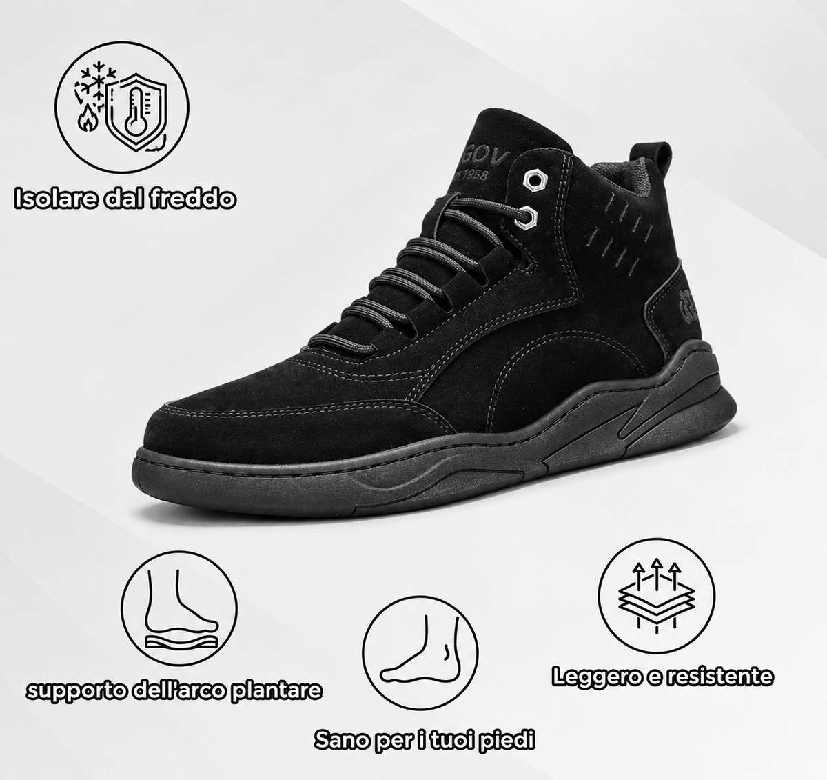 🎁Ultimo giorno per approfittare dello sconto del 50%, non perdertelo! ⏰Realizzate in pelle di vitello australiana🐂Supporto per il piede - allevia il dolore ai piedi✅Impermeabili e antiscivolo, comode da indossare✅Eleganti e versatili.