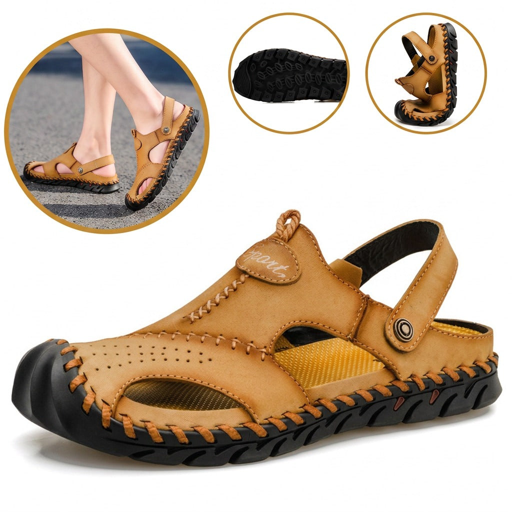 🎁Ultimo giorno per uno sconto del 50%, non perdete l'occasione!⏰Realizzate in pelle di vitello australiana🐂Supporto per il piede - allevia il dolore ai piedi✅Impermeabili e antiscivolo, comode per camminare.