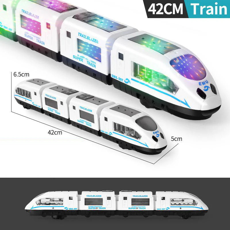 🚂Gyermeked unja a csendes, mozdulatlan játékokat? – Ez a zenélő vonat mozgással és fényekkel köti le!