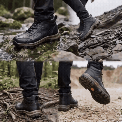 Scarpe da uomo🎁Ultimo giorno per approfittare dello sconto del 40%, non perdertelo! ⏰Realizzate in pelle di vitello australiana🐂Supporto per il piede - allevia il dolore ai piedi✅Impermeabili e antiscivolo, comode da indossare✅Eleganti e versatili.
