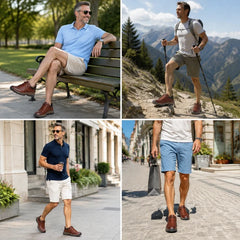 🎁Ultimo giorno per approfittare dello sconto del 50%, non perdertelo! ⏰Realizzate in pelle di vitello australiana🐂Supporto per il piede - allevia il dolore ai piedi✅Impermeabili e antiscivolo, comode da indossare✅Eleganti e versatili.